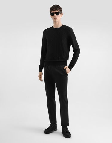 Sveter Dolce & Gabbana Dolce & Gabbana Silk Crewneck Pullover Čierna | GXX02TJBSM4N0000, 1