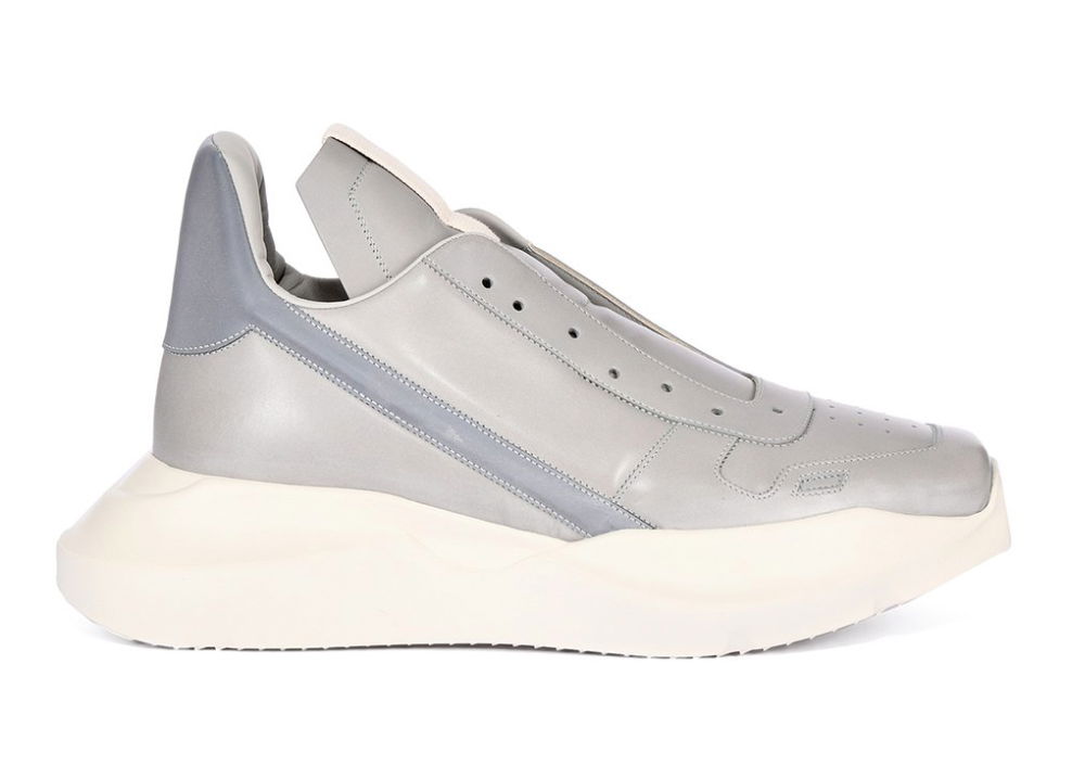 Tenisky a topánky Rick Owens Strobe Runway Geo Geth Runner Dark Pearl Šedá | RR02B2803 LCGRX 88581, 0