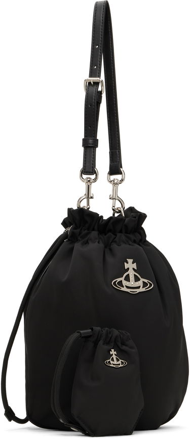 Kabelka Vivienne Westwood Drawstring Pouch Set Bag Čierna | 57010001U-W001Y-, 4