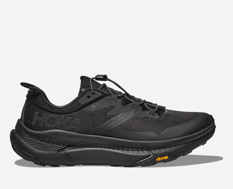 Tenisky a topánky Hoka One One Transport GORE-TEX Hiking Shoes Size 11 Wide Čierna | 1169450-BBLC, 0