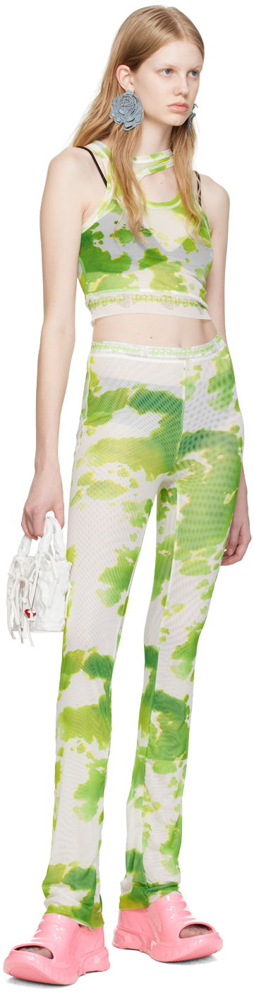 Tielko Ottolinger Ottolinger Exclusive Tie-Dye Tank Top Zelené | 100617, 3