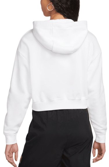 Mikina Nike Cropped Fleece Hoody Biela | dq5850-100, 2