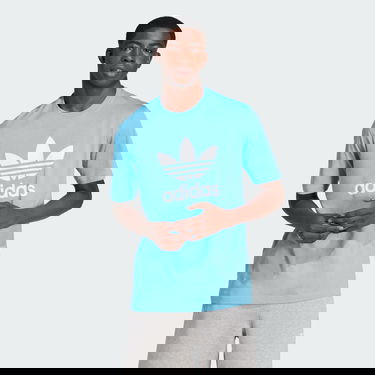 Tričko adidas Performance Adicolor Trefoil Modrá | IR7980, 0