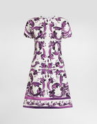 Dolce & Gabbana Majolica-Print A-Line Dress