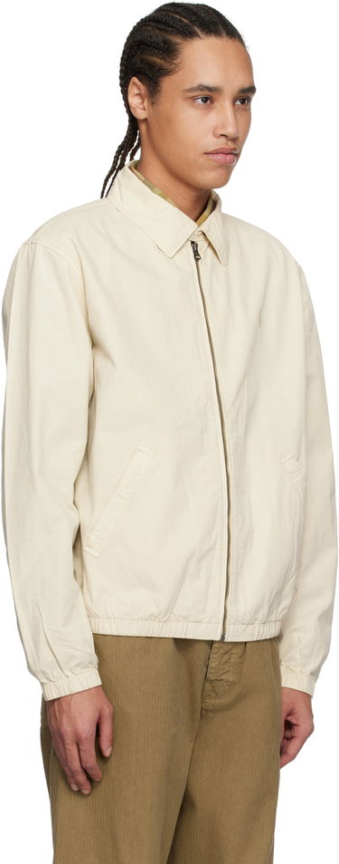 Vetrovka Polo by Ralph Lauren Ralph Lauren 'The Bayport' Mineral-Dyed Poplin Bomber Jacket Biela | 710961831002, 1