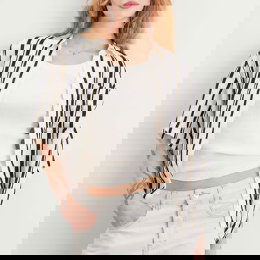 Košeľa Anine Bing Anine Bing Coco Short Sleeve Stripe Shirt, Size Large Rôznofarebný | A-07-11268-MTL95, 5