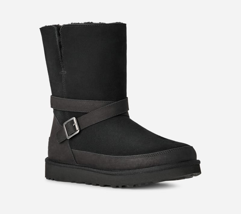 Tenisky a topánky UGG Classic Short Bellina Belted Boot Čierna | 1174513-BLK, 1