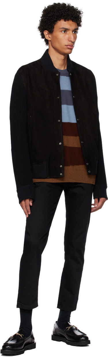 Bomber bunda Paul Smith Paul Smith Paneled Bomber Jacket Čierna | M1R-377Y-L00040, 3