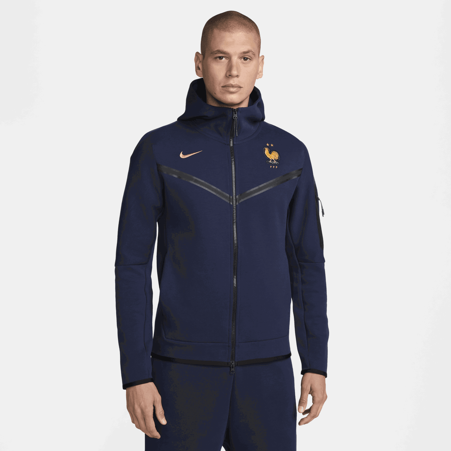 Mikina Nike FFF Tech Fleece Windrunner Navy | FJ8155-498, 0