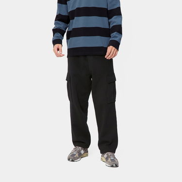 Tepláky Carhartt WIP Wade Sweat Pant "Black stone washed" Čierna | I030922_89_06, 2