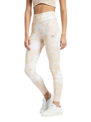 Nohavice a džínsy Reebok Classics Cloud Splatter Leggings Béžová | H49279