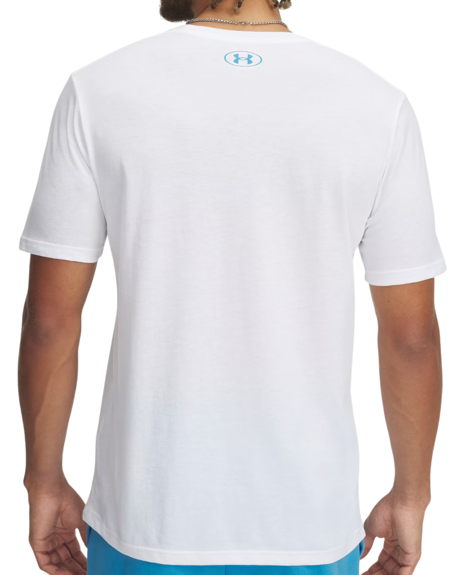 Tričko Under Armour Reflective Big Logo Short Sleeve T-Shirt Biela | 1390207-100, 1