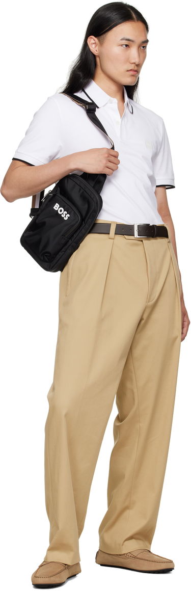 Taška cez rameno BOSS BOSS Bonded-Logo Sling Bag Čierna | 50548221, 3