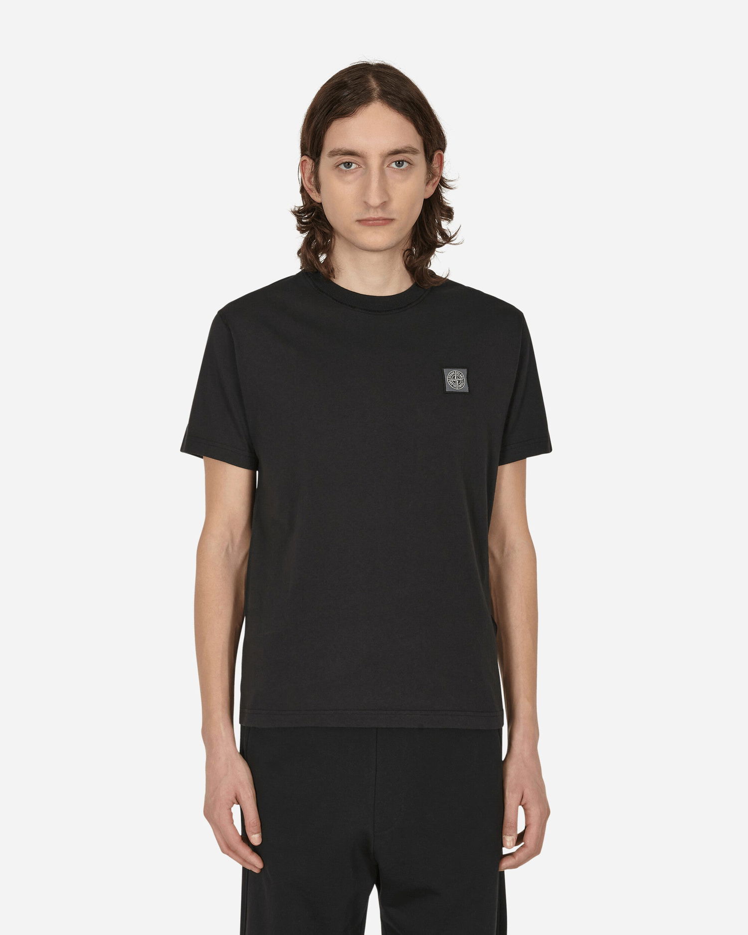 Tričko Stone Island Garment Dyed Logo T-Shirt Čierna | MO101523757 A0029, 0