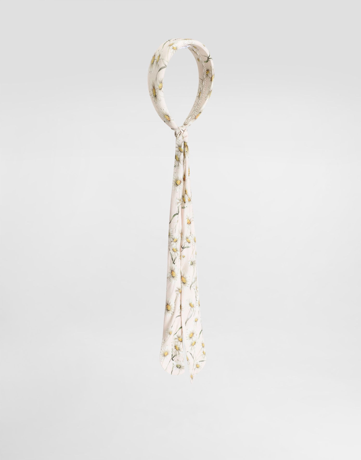 Šál Dolce & Gabbana Dolce & Gabbana Daisy-Print Headband with Tails Béžová | LB3L63FS8DKHF5RI, 0