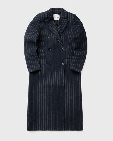Kabáty Samsoe Samsoe Double-Breasted Pinstripe Coat Navy | F24900016-CLR002321, 0