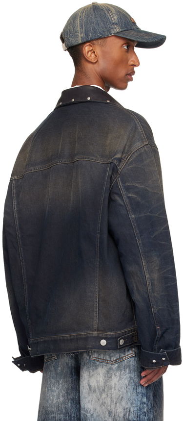 Bunda Acne Studios Acne Studios Oversized Denim Jacket Modrá | C90174-, 2