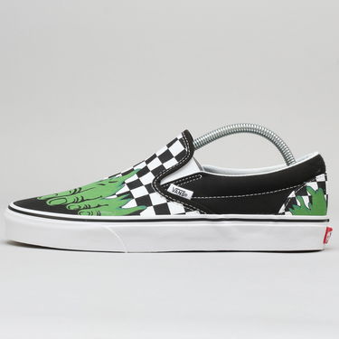 Tenisky a topánky Vans Classic Slip-On Marvel hulk / Checkerboard Čierna | VA38F7U44, 1