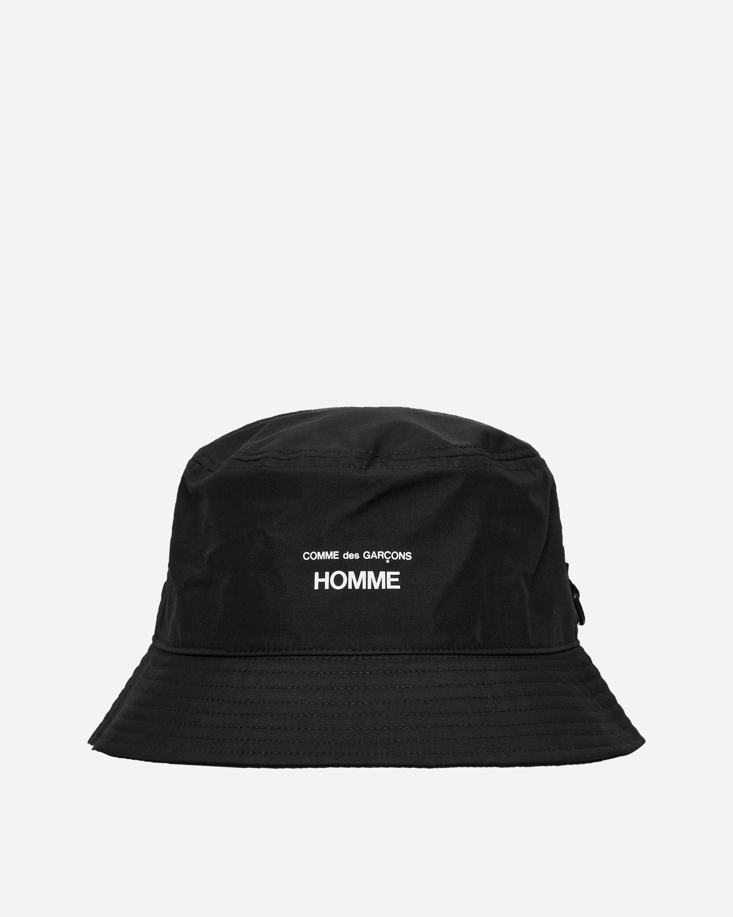 Klobúk Comme des Garçons COMME des GARÇONS HOMME Logo Bucket Hat Čierna | HO-K602-051 001, 1
