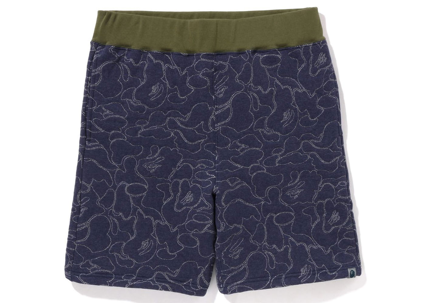 Šortky BAPE ABC Camo Sweat Shorts Navy | 1J30-153-020, 0