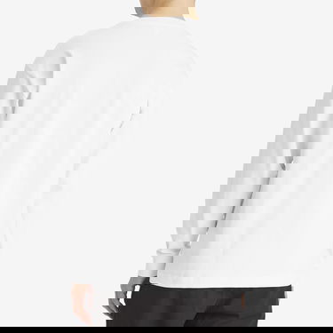 Tričko NORSE PROJECTS Norse Projects Standard Heavy Loose Long Sleeve T-Shirt Biela | N10-0213-0001, 3