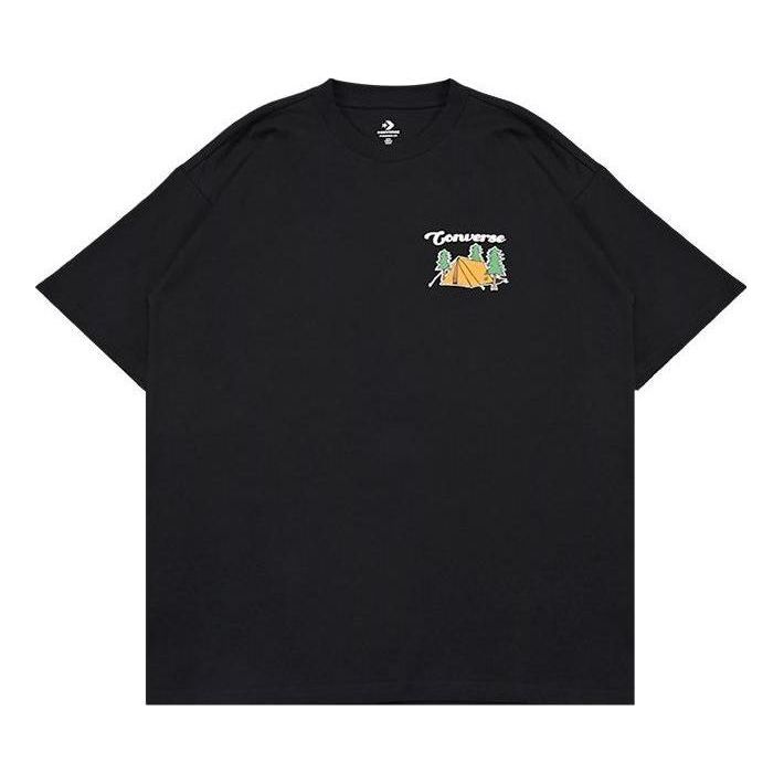 Tričko Converse Outdoor Graphic T-Shirt Čierna | 10025882-A02