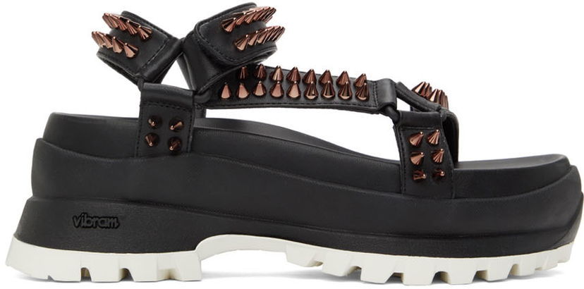 Šaty Stella McCartney Stella McCartney Trace Studded Platform Sandals Čierna | 810015KP027