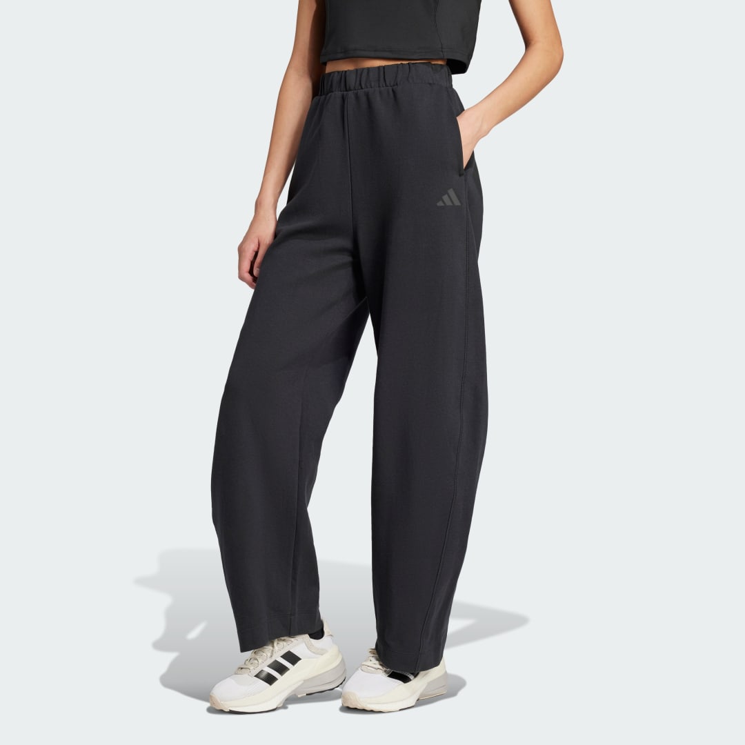 Tepláky adidas Performance City Escape Doubleknit Barrel Sweatpants Čierna | JF3415, 0