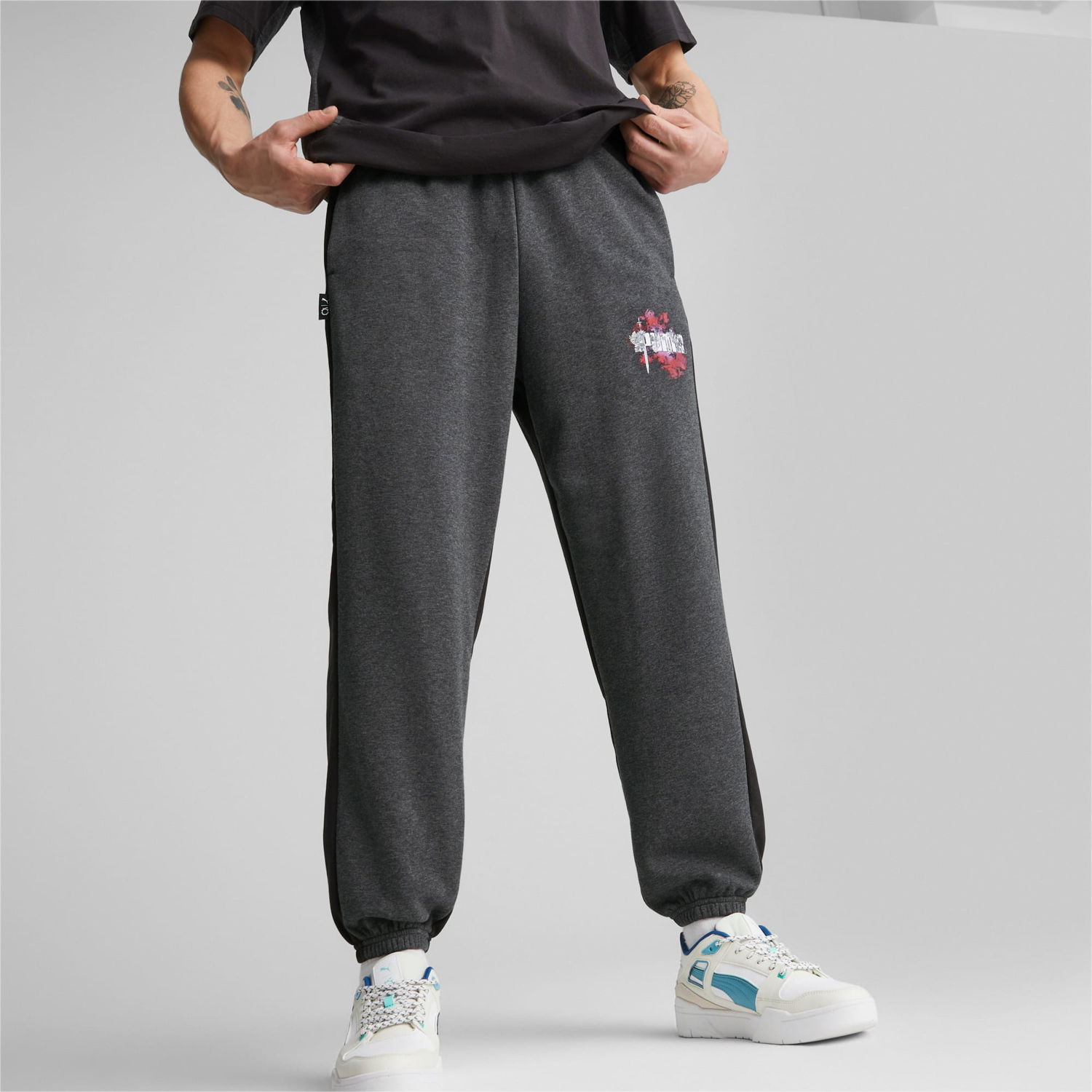 Tepláky Puma X Final Fanstasy XIV Sweatpants Šedá | 539041_02, 1