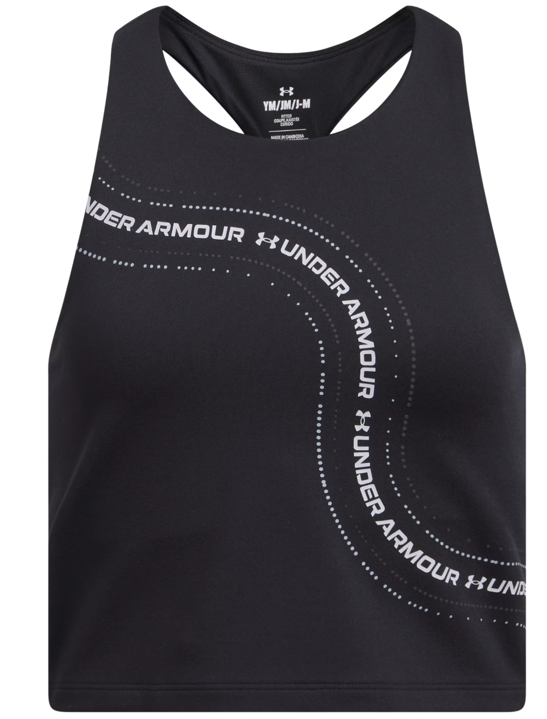 Tielko Under Armour Motion Branded Crop Tank Top Čierna | 1390079-001, 0