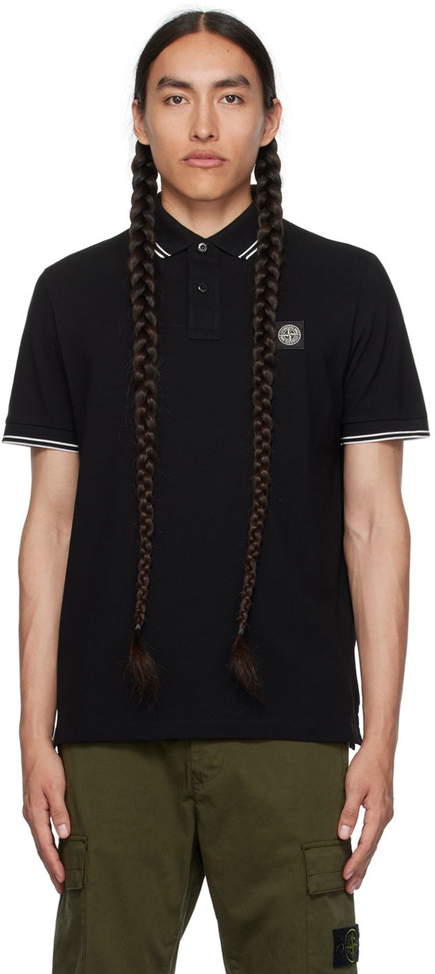 Polo tričko Stone Island Stripe Polo Čierna | 79152SC18, 0