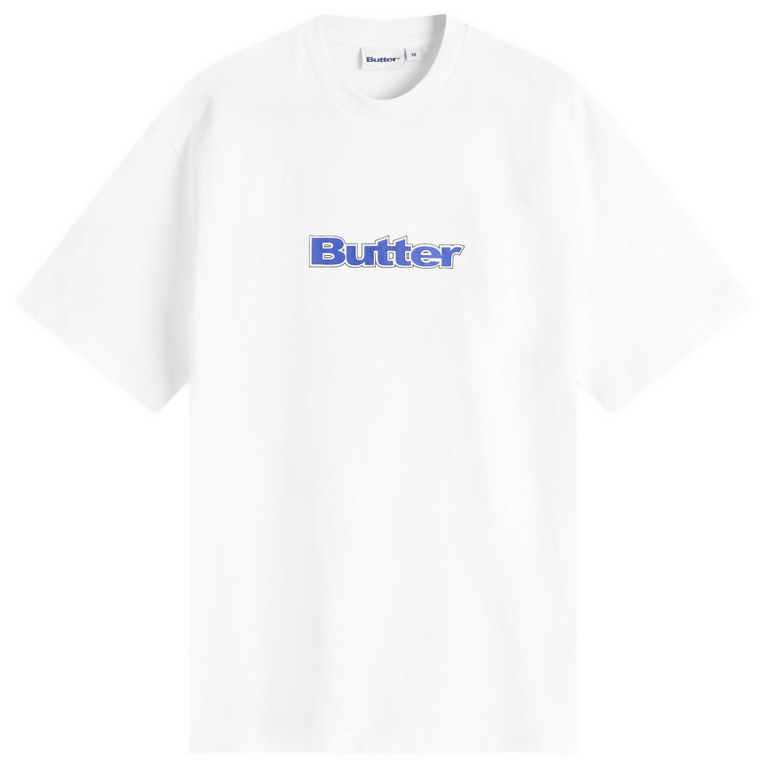 Tričko Butter Goods Outline Logo T-Shirt, Size Large Biela | BG253100-WHT, 1