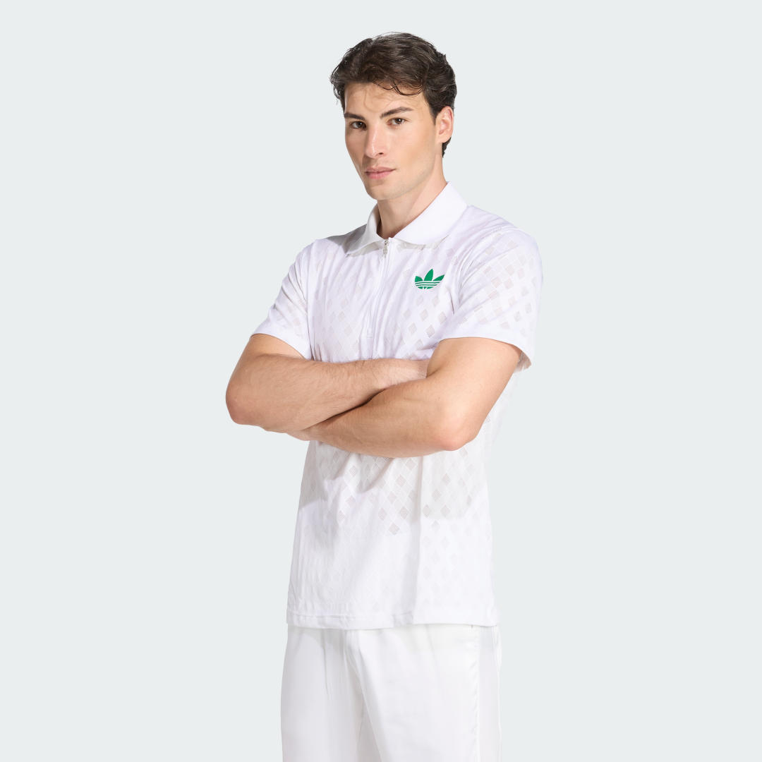 Polo tričko adidas Performance FreeLift Climacool+ Tennis Pro Polo Shirt Biela | JL9675, 0
