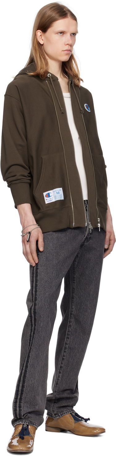 Mikina UNDERCOVER Undercover Champion Edition Zip Hoodie Hnedá | UC1E4811, 3