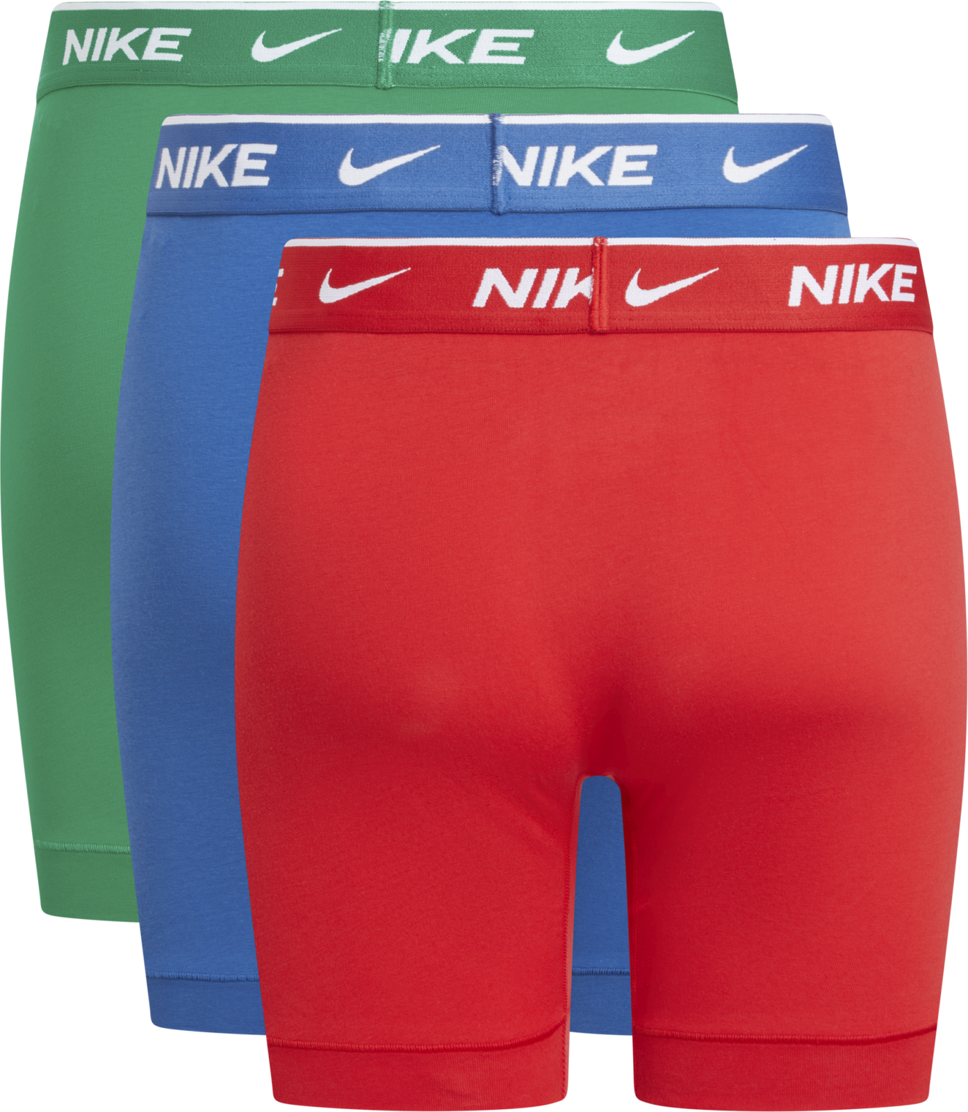 Boxerky Nike Everyday Cotton Stretch Boxer Briefs, 3-Pack Zelené | 0000KE1007-F6H, 1