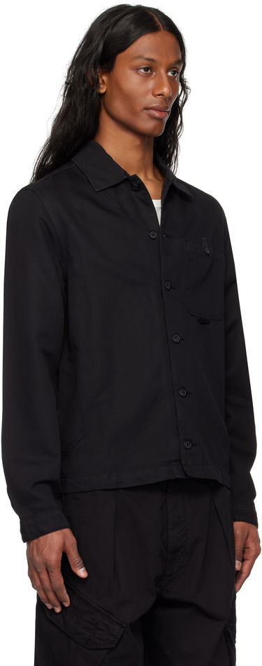 Košeľa C.P. Company C.P. Company Lens Cotton Linen Overshirt Biela | 18CMOS102A-006273G, 4