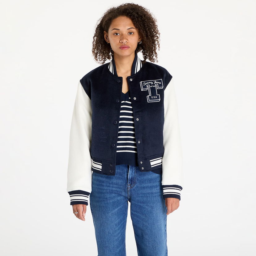 Bunda Tommy Hilfiger Letterman Jacket Blue Navy | DW0DW18845 C1G