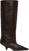 Wedge-Heel Knee Boots