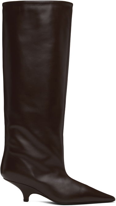 Tenisky a topánky TOTEME Wedge-Heel Knee Boots Hnedá | 244-WAS0192-LE0014, 0