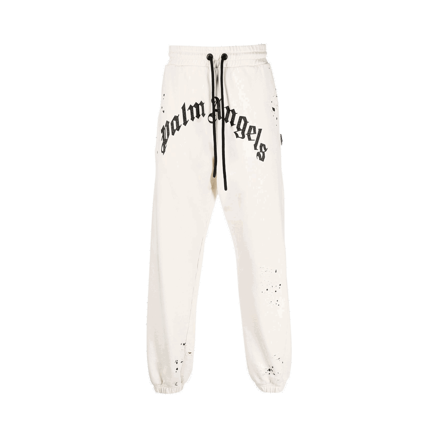 Tepláky Palm Angels GD Glittered Logo Sweatpants Biela | PMCH011F22FLE0030310, 0