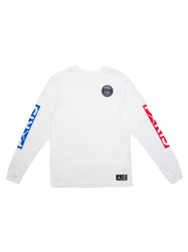 Tričko Jordan Paris Saint-Germain L/S Tee Biela | BQ8382-101