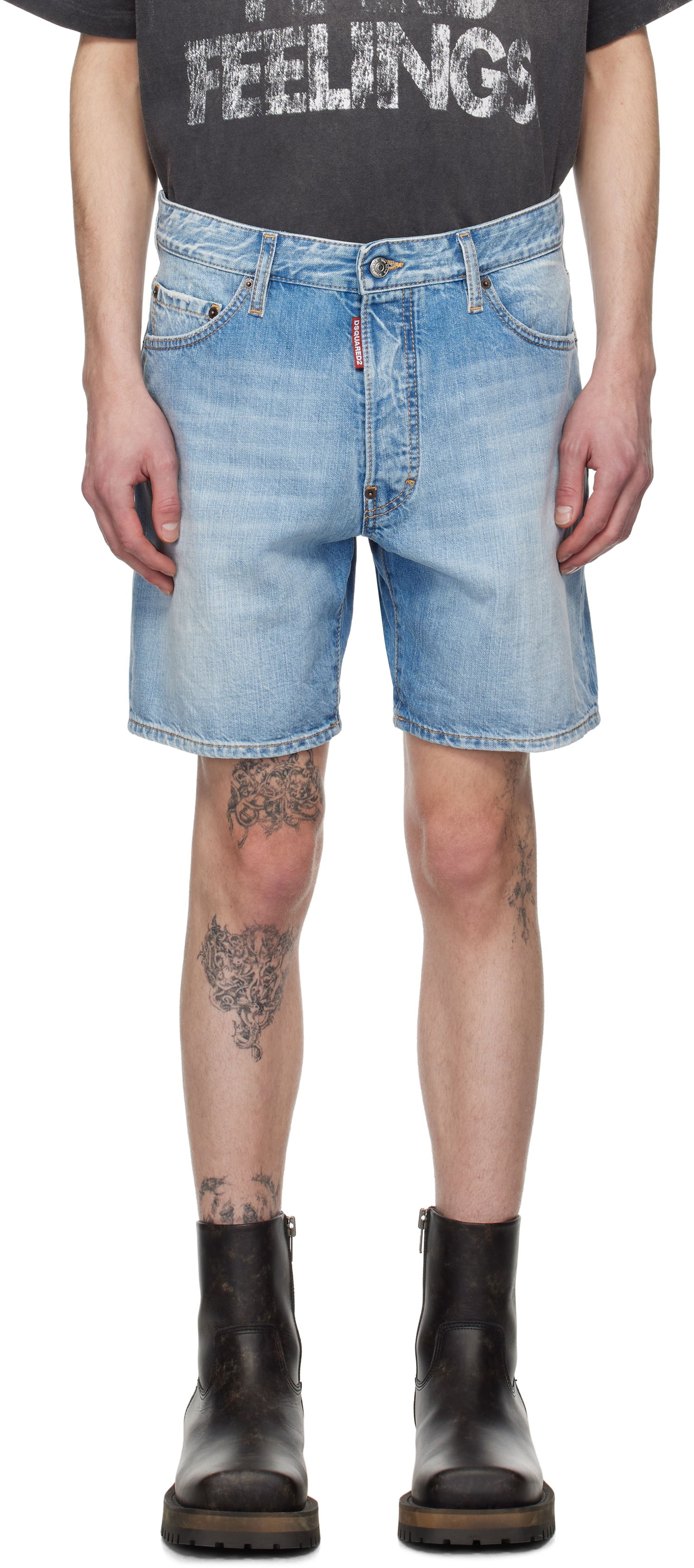Šortky DSQUARED2 Dsquared2 Denim Shorts Modrá | S71MU0855-S30309-470, 0