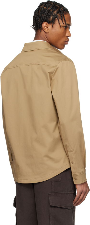 Košeľa Moncler Moncler Cotton Gabardine Overshirt Béžová | K10912F0002257448, 2