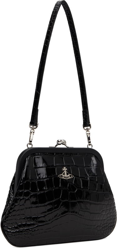 Kabelka Vivienne Westwood Vivienne Westwood Vivienne's Crocodile Embossed Clutch Čierna | 4B01000AW-L0098-, 1
