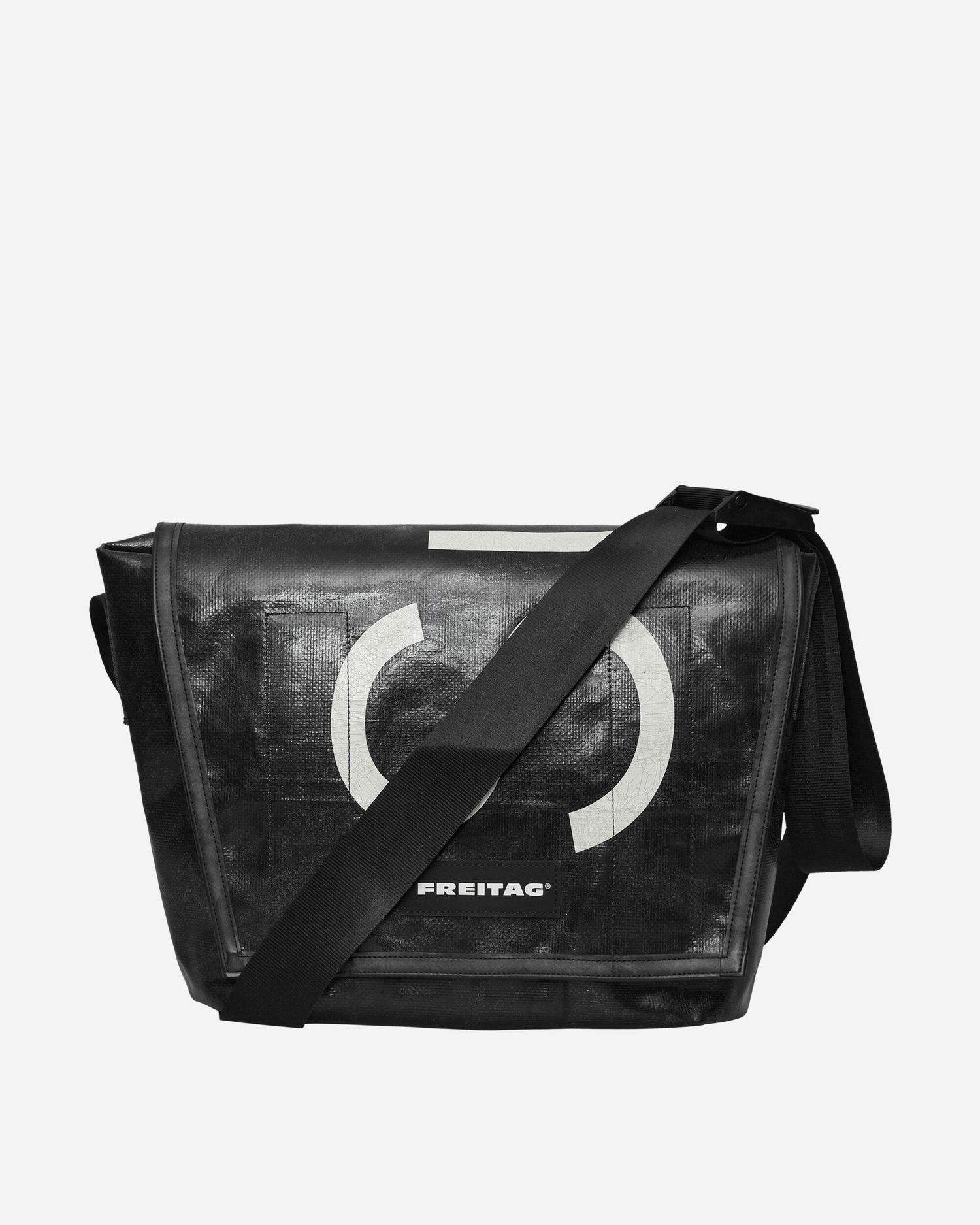 Taška cez rameno Freitag Dexter Slim Messenger Bag Čierna | FREITAGF14 001, 0