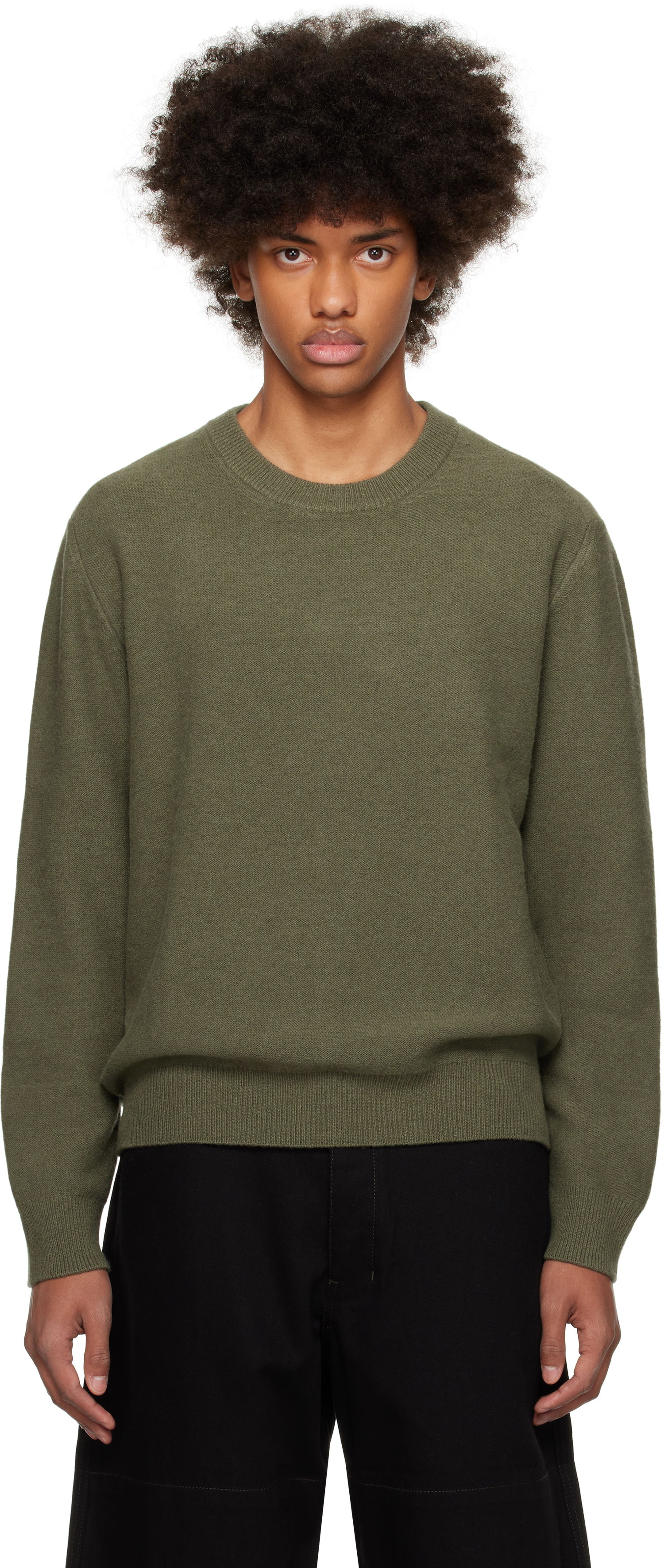 Sveter LEMAIRE Crew Neck Sweater Zelené | TO1254 LK1026, 0