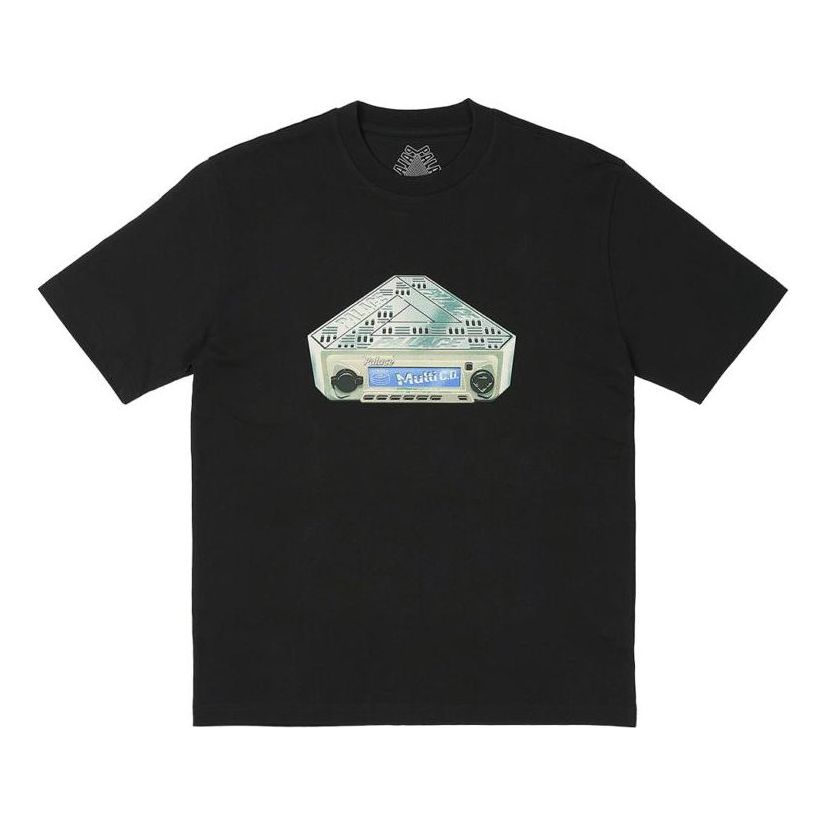 Tričko Palace Palace Graphic Print Cotton T-Shirt Čierna | P26TS017