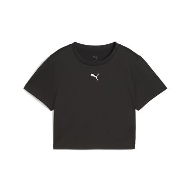 Crop Top Puma TAD ESSENTIALS Cropped Training T-Shirt Čierna | 525894_01, 3