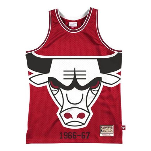 Tielko Mitchell & Ness Chicago Bulls Hardwood Classics 1966-67 Jersey Červená | MSTKBW19146-CBURED1