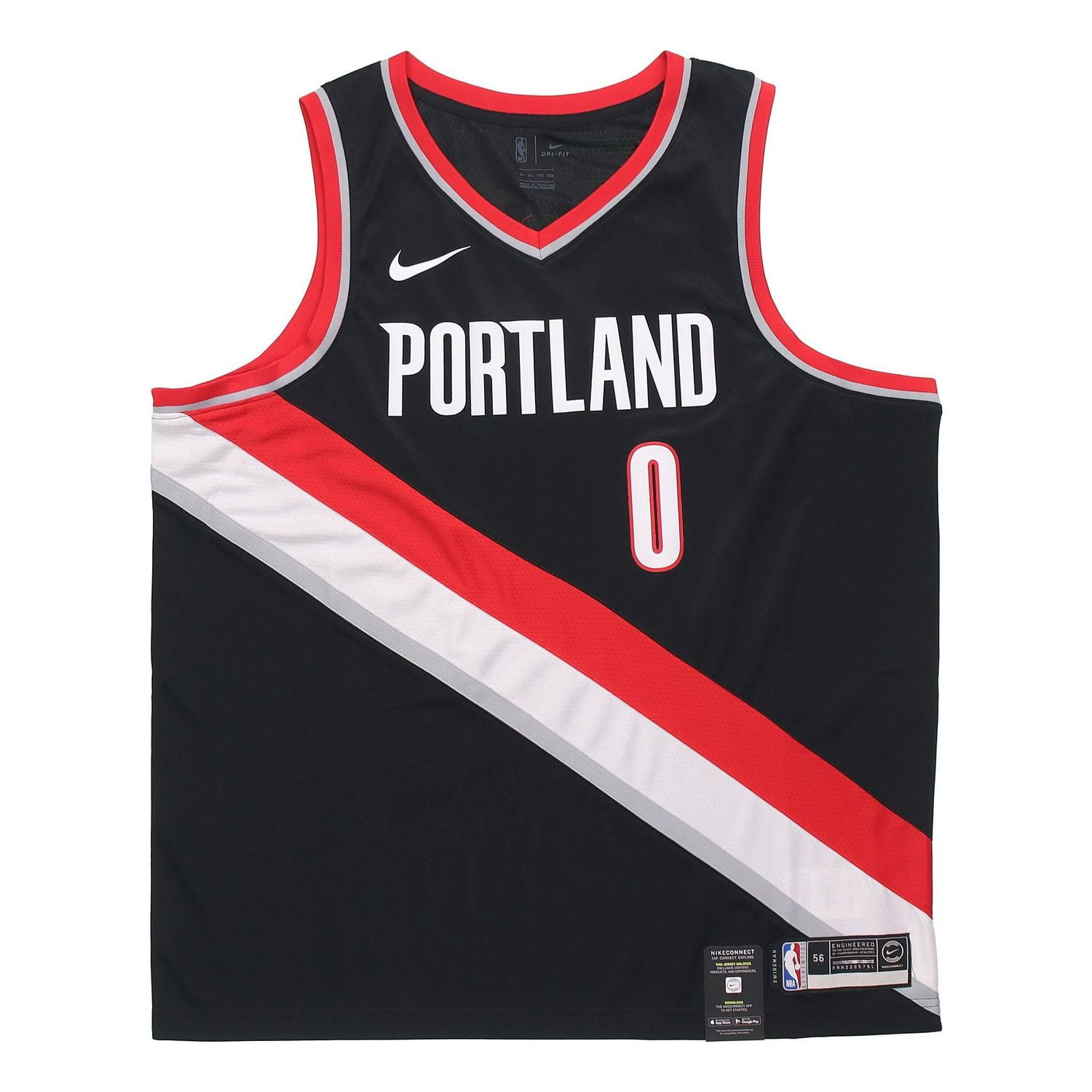 Dres Nike NBA Damian Lillard Icon Edition Swingman Jersey Čierna | 864505-010, 0